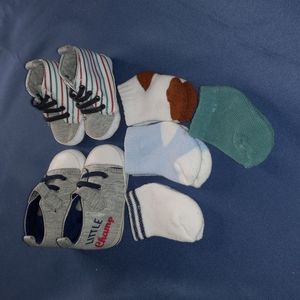 Baby shoes and socks